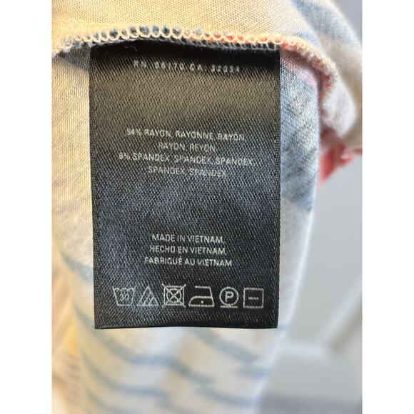 Maeve Anthropologie Cleary Striped Sleeveless Jersey Midi Dress Multicolor M - Picture 4 of 7